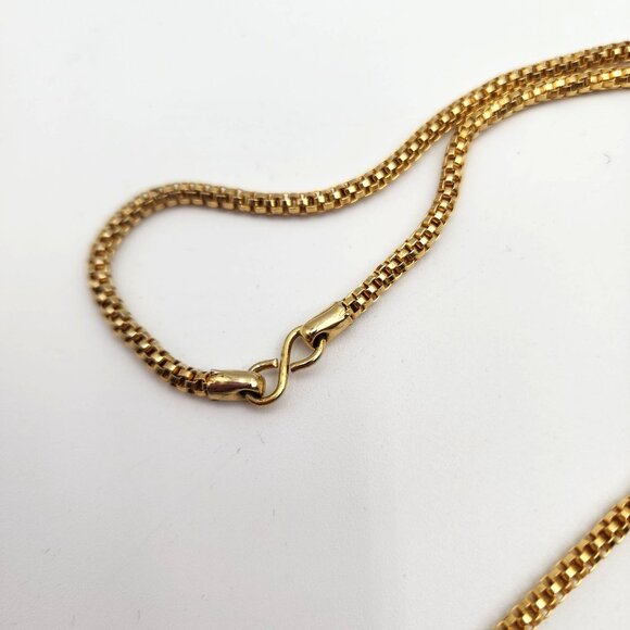 VTG Black & Gold Hand-Beaded Evening Bag Ornate Design & Chain Strap By Walborg - Picture 8 of 16